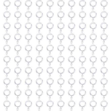 100 stuks set visaas elastische banden voor aas karpervissen transparante aasbanden brancard Middle white