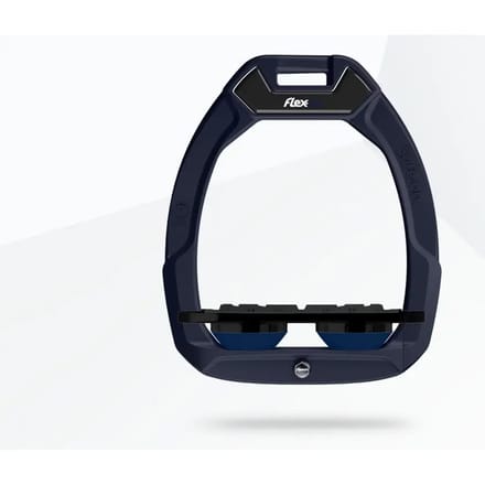 Veiligheidssportzwepen Plat Grip Aluminium/Zwart/Marine Flex-On Safe-On