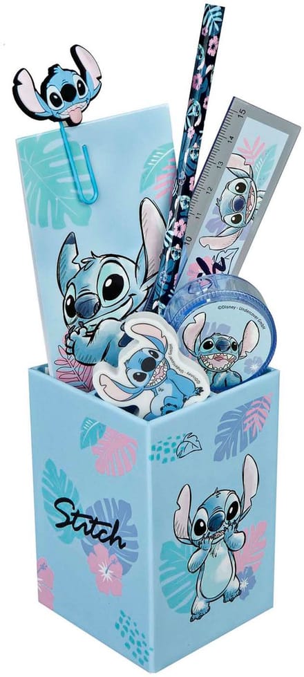 Undercover Stitch bureauset - 7-delig - bureau accessoires voor kinderen.
