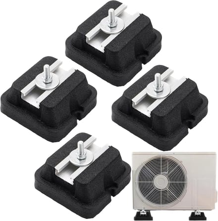 Airco Ondersteuning - Trillingsdempers Condensor - Buiten Installatie - Set Van Vier - 27x8x27 cm