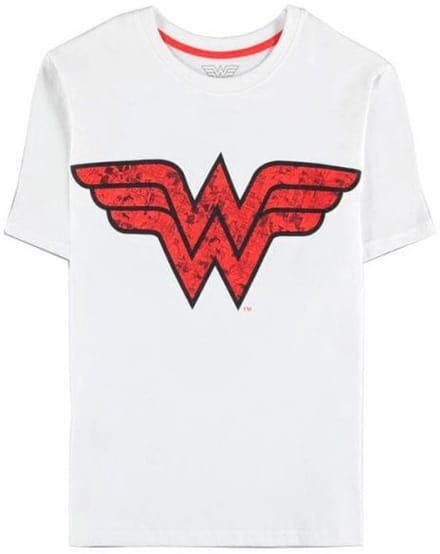 DC Comics Wonder Woman - Logo Dames T-shirt - 2XL - Wit