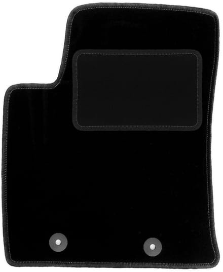 Bestuurdersmat zwart voor: Hyundai i10 II hatchback (2013-)