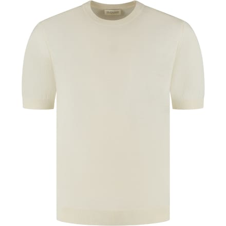 Duquezzi Merino T-shirt T-shirts Off White Dqc30026005