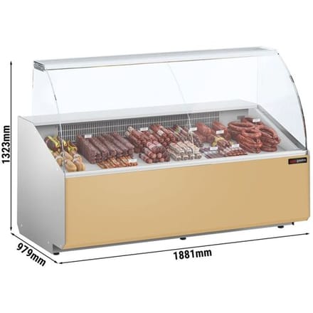 GGM Gastro Kühltheke - 1900mm - Frontblende Beige
