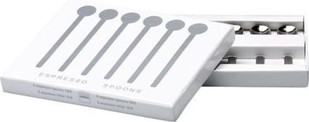 ASA Selection Espressolepels 6 Stuks - RVS