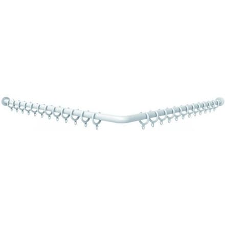 Megabad Profi Collection Silver Age System shower curtain rod 100 x 100 cm 0300812019