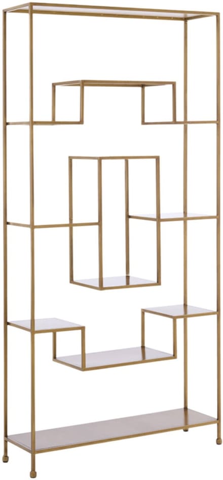 Light & Living - Kast open REZINA - 100x30x205cm - Brons