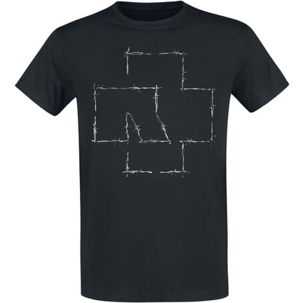 Rammstein T-shirt - Stacheldraht - S tot 3XL - voor Mannen - zwart