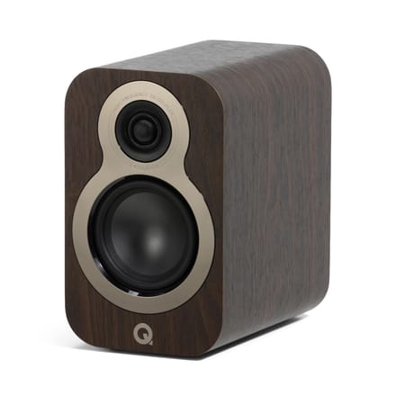 Q Acoustics: 3010c Boekenplank Speakers - 2 Stuks - Claro Walnoot