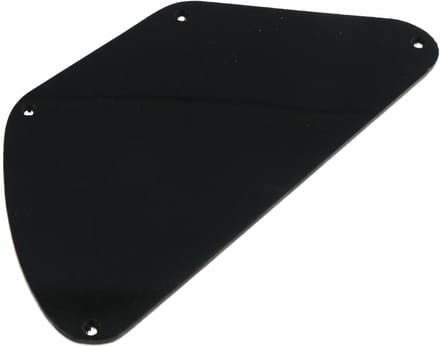Gitaar backplate voor doublecut solidbody - Fazley 10689 - Zwart