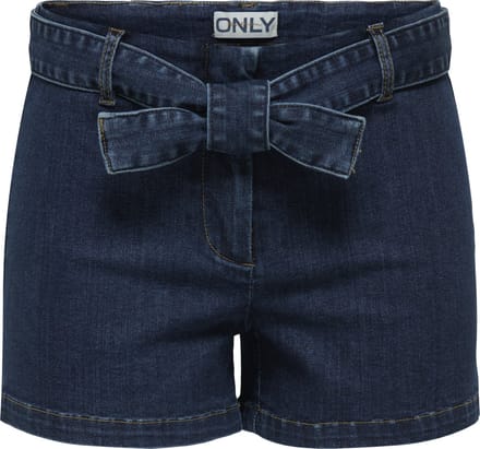 ONLY - ONLMADISON HW BELT SHORTS DNM GUA - Meisjes
