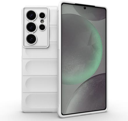 Solidenz AeroGrip geschikt voor Samsung Galaxy S25 Ultra hoesje - Wit