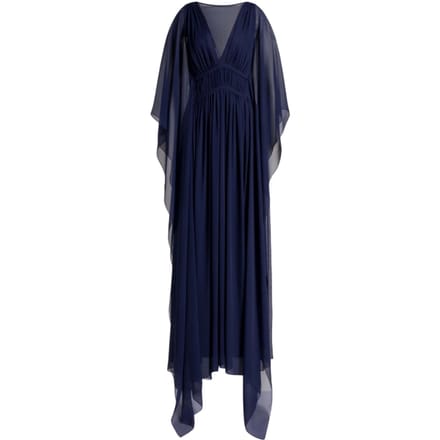 avondjurken en vrouwenceremonie Alberta Ferretti - roomjurk - blauw