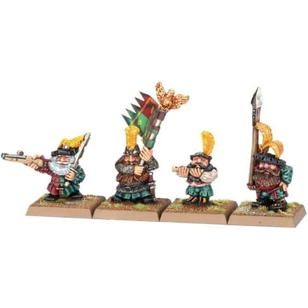 Bordspellen Games Workshop Warhammer ToW - Dwarfen Mountain Holds Etat Major de Nains Imperiaux