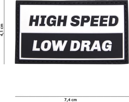 101 Inc Embleem 3D Pvc High Speed Zwart  17033