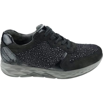 Gabor rollingsoft sensitive 56.998.47 - dames rollende wandelsneaker - Zwart - maat 37 (EU) 4 (UK)
