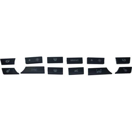 BDP957 12 Pièces Panneau de Commande Radio Climatisation CVC Bouton Couvercle 9331832 pour BMW F10 2011 16