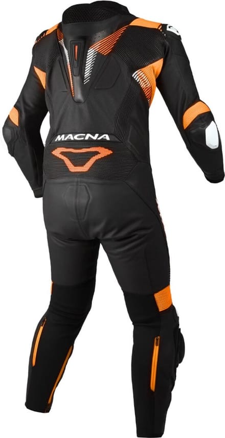 Macna Armadyl geperforeerd eendelig motorfiets lederen pak -