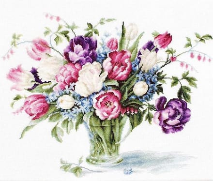 Luca S borduurpakket Tulips B2261
