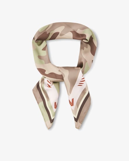 VIA VAI Lilo Camo Sjaal Dames - Groen