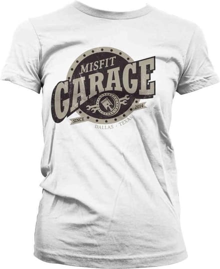 Misfit Garage Dames Tshirt -S- Piston Sign Wit