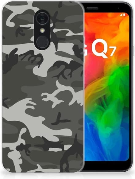 LG Q7 TPU bumper Army Light