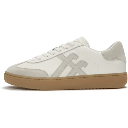 FitFlop The Dash T-Toe Leather/Suede Sneakers WIT - Maat 40