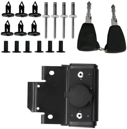 Dailygoods - Hood Lock met Sleutels voor J-E EP Wrangler 2007-2016