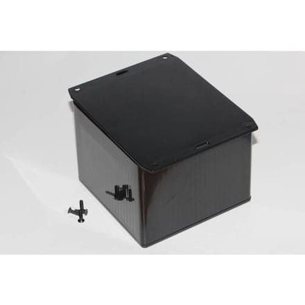 Hammond Electronics 1591VF2GY Universele behuizing 120 x 120 x 94 ABS Grijs 1 stuk(s)
