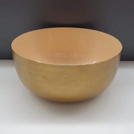 Schaal Candy zalmroze / goud