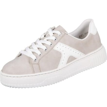 Rieker dames plateausneaker beige