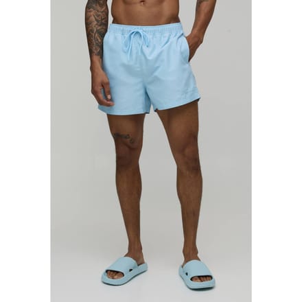 Short Length BM Autograph Swim Short | Light Blue | Size Medium