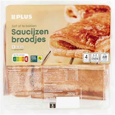 Saucijzenbroodjes Beter Leven