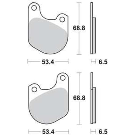 Remblokset TRW MCB511