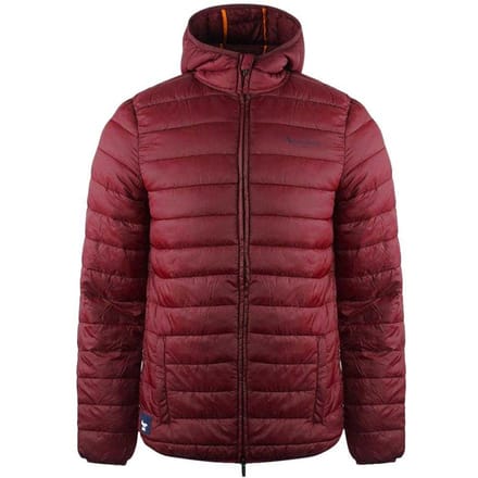 Aquascutum Gewatteerd logo-jack heren Londen (Bordeauxrood)