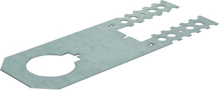 GB Leuninganker sendzimir verzinkt afmeting 256 90 x 1.25mm 10040 (Prijs per stuk)
