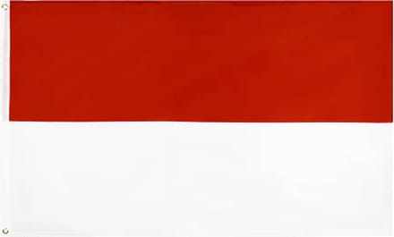 Jumada's - 90 x 150 cm - Indonesische vlag - Ontdek Indonesië
