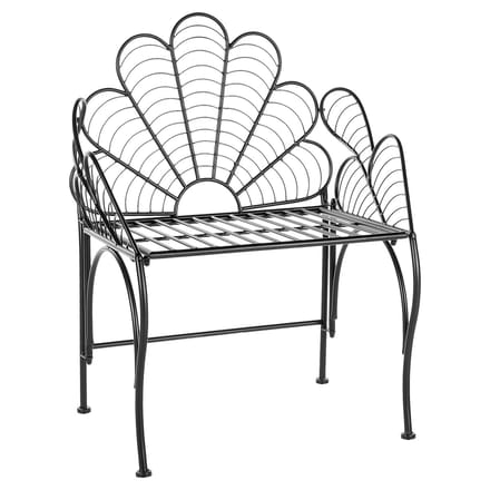 LIGURIA - Tuinstoel - Zwart - IJzer