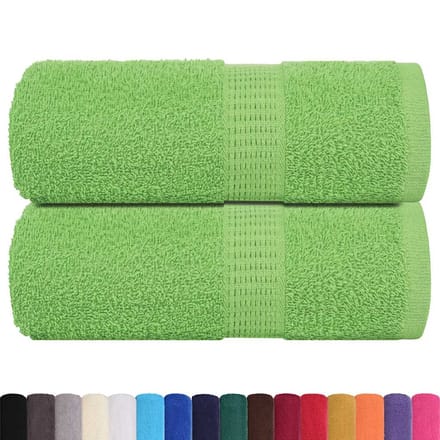 vidaXL - Washandjes - FROGN - 2 - st - 30x30 - cm - 360 - g/m² - appelgroen