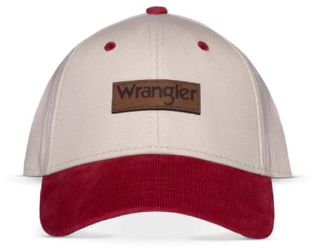 Wrangler - Herdsman Cord Verstelbare pet - Gebroken wit/Rood