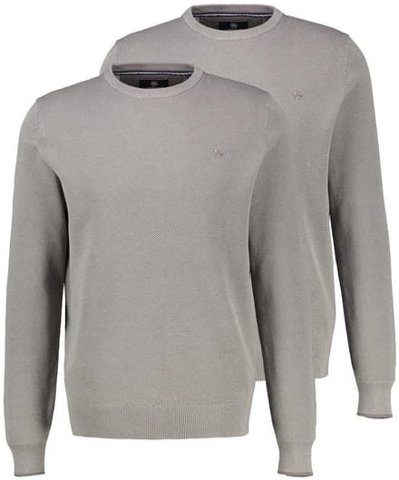 LERROS Heren trui 2 pack Basic