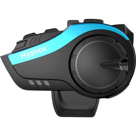 Hysnox HY-02 Motorhelm Intercom BT5.0 Handsfree Intercom Full Duplex voor Zes Motorfietsen 1PCS zwart