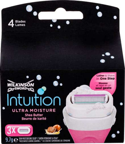 Wilkinson Intuition - Scheermesjes - Ultra Moisture - Shea Butter - 3st