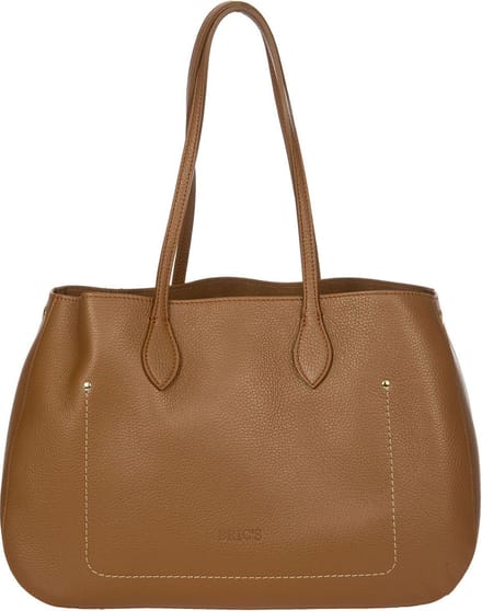 BRIC'S Leren Schoudertas Gondola Lavanda Bag Leather Bruine