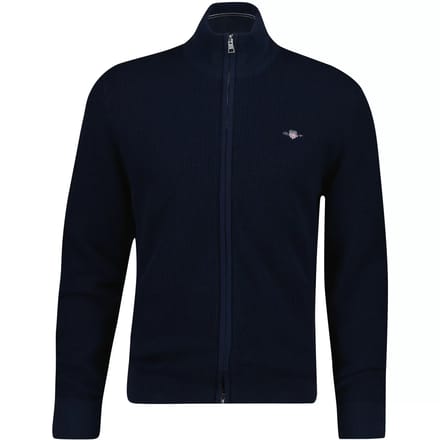Geknoopte cardigan in geprofileerd breisel Gant