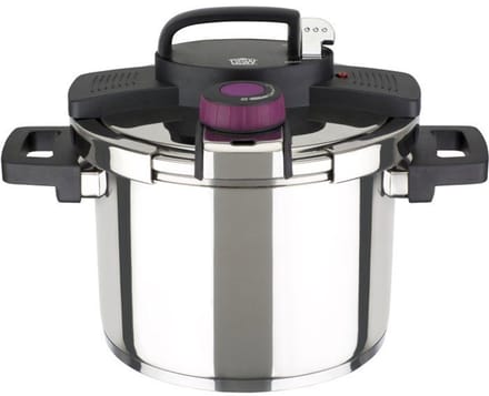 Snelkookpan - Inductie - GSW - Easy Click - 6 liter - Ø 22 cm - Massief 18/10 staal