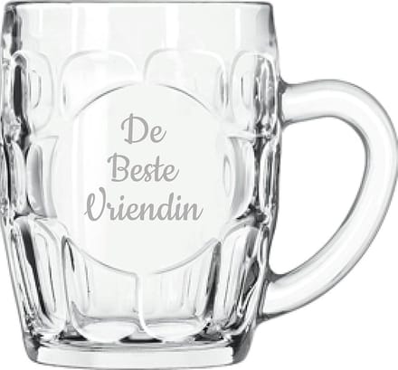 Gegraveerde Bierpul 55cl De Beste Vriendin