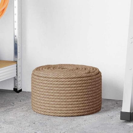 Jute touw - Natuurlijk touw - Decoratie & projecten - Scheurvast en dik - 100 meter - Geel