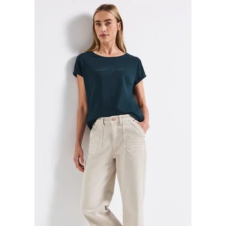 Basic shirt met print