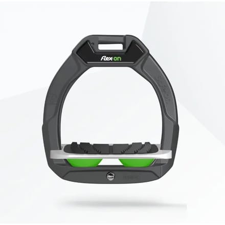 Veiligheidsstijgers Paardrijden Incliné Grip Anthracite/Grijs/Groen kind Flex-On Safe-On
